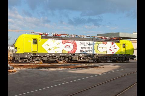 TX Logistik has taken delivery of first two of 10 Siemens Vectron locomotives being leased from Alpha Trains.